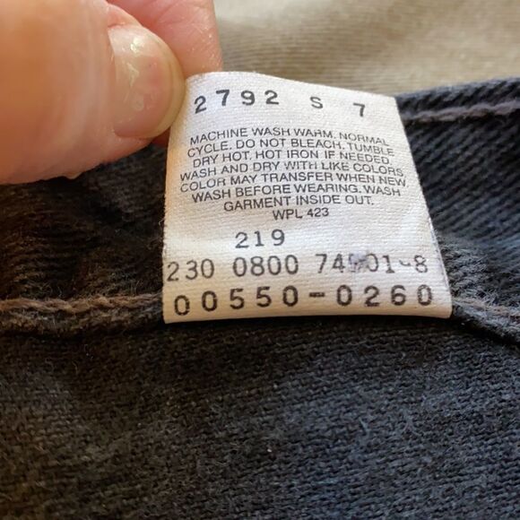 Levi’s Men’s 550 Straight Leg Jeans Size 42x30 - Picture 7 of 9